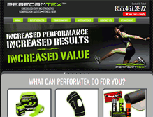 Tablet Screenshot of performtex.com